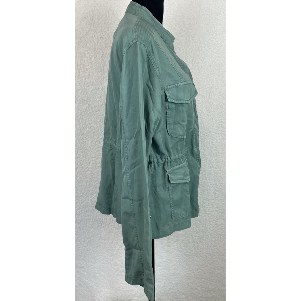 SANCTUARY • Green Trellis Safari Utility Jacket, L - Picture 6 of 16